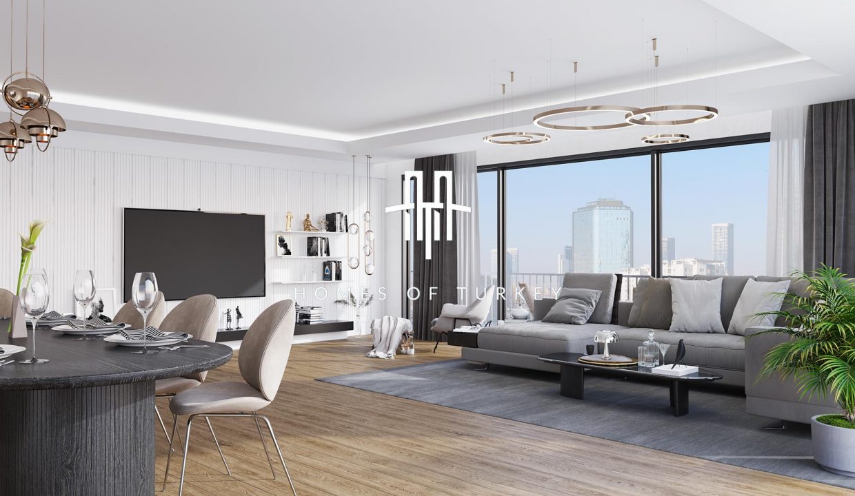 Centrally Located Modern Apartments for Sale in Ataşehir 8