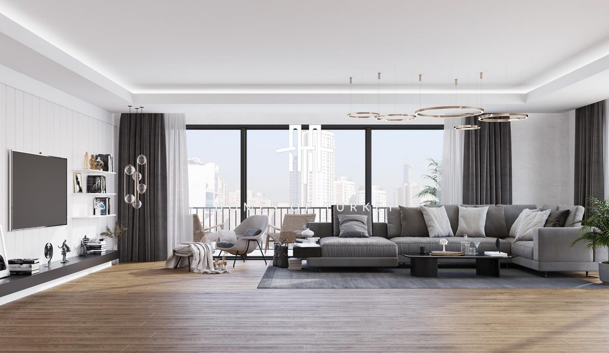 Centrally Located Modern Apartments for Sale in Ataşehir 9
