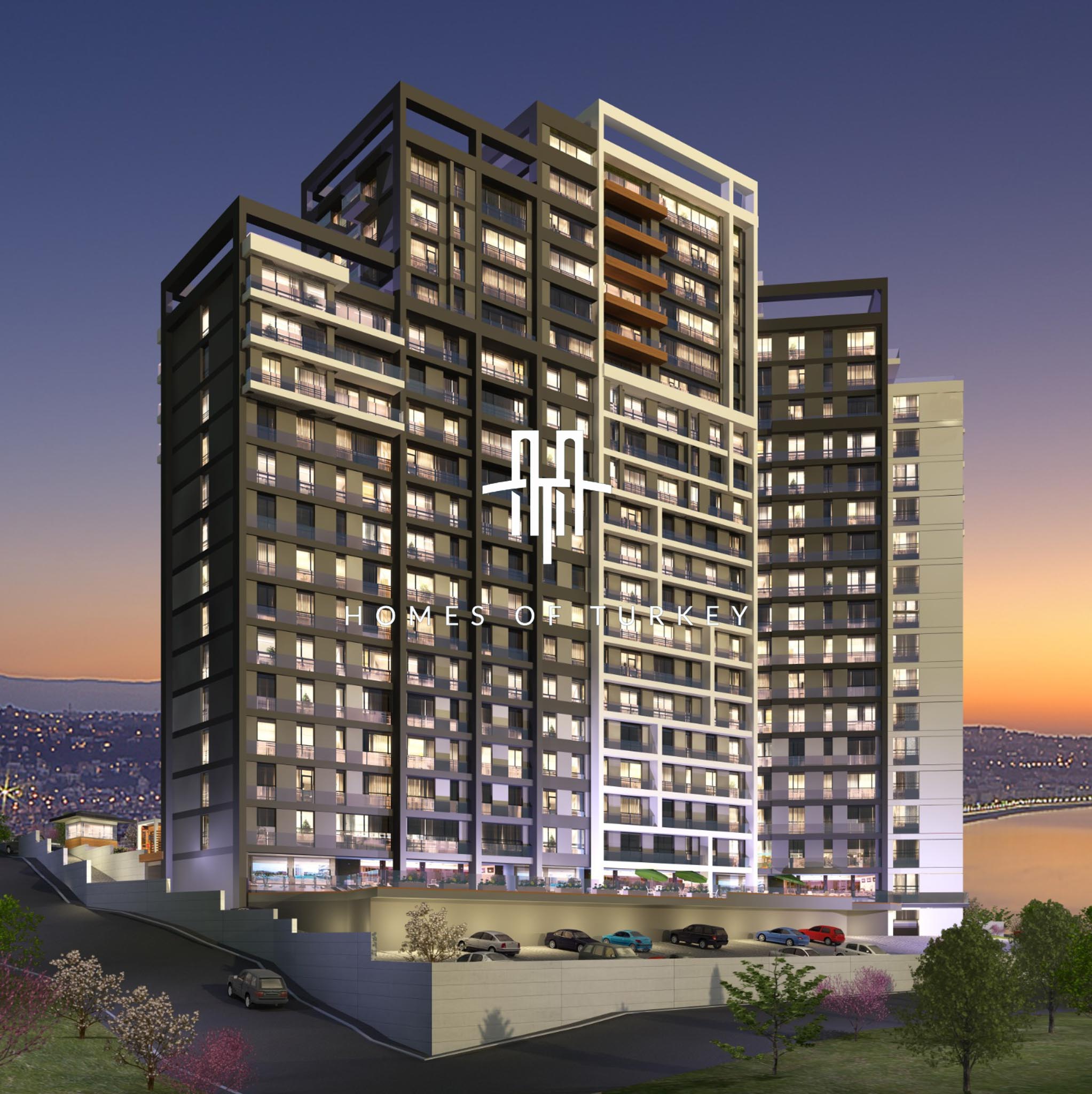 Sea and City View Apartments for Sale in Kartal