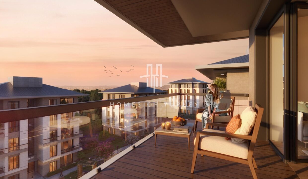 Apartments for Sale with Forest View and Close to the Metro Station in Başakşehir, Istanbul 6