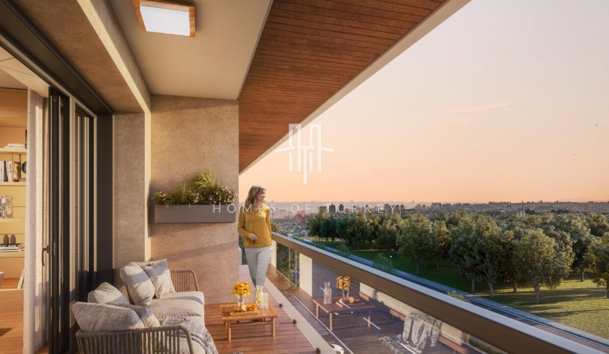 Apartments for Sale with Forest View and Close to the Metro Station in Başakşehir, Istanbul 7
