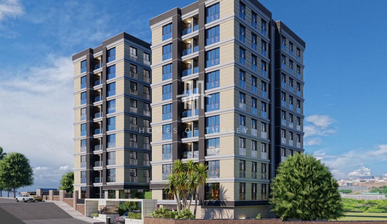 Apartments in Eyupsultan, Alibeyköy Within Walking Distance to Metro and Tram1