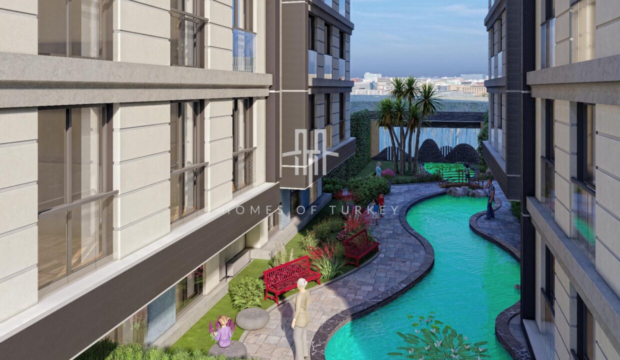 Apartments in Eyupsultan, Alibeyköy Within Walking Distance to Metro and Tram5