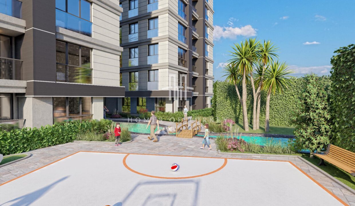 Apartments in Eyupsultan, Alibeyköy Within Walking Distance to Metro and Tram6