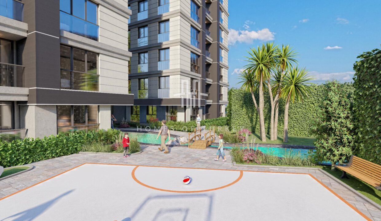 Apartments in Eyupsultan, Alibeyköy Within Walking Distance to Metro and Tram8