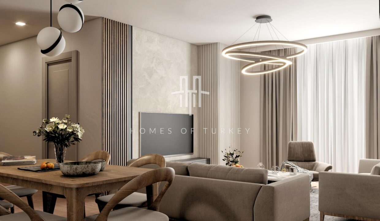 Flats for Sale in Installments Near Bagdat Street and Metro Station in Kadikoy 10