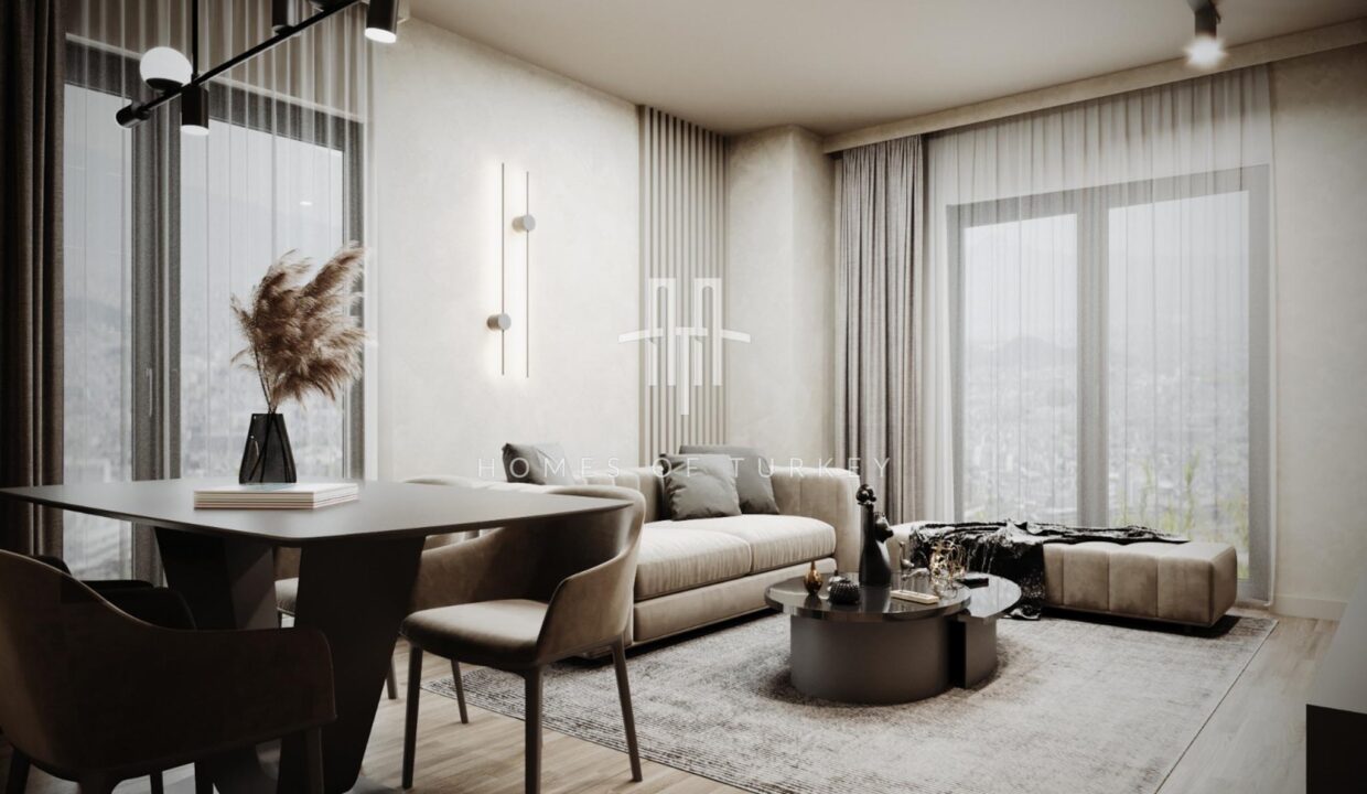 Flats for Sale in Installments Near Bagdat Street and Metro Station in Kadikoy 13