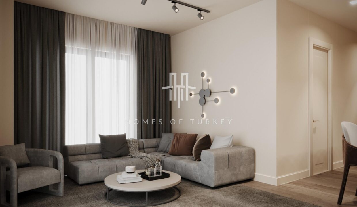 Flats for Sale in Installments Near Bagdat Street and Metro Station in Kadikoy 19