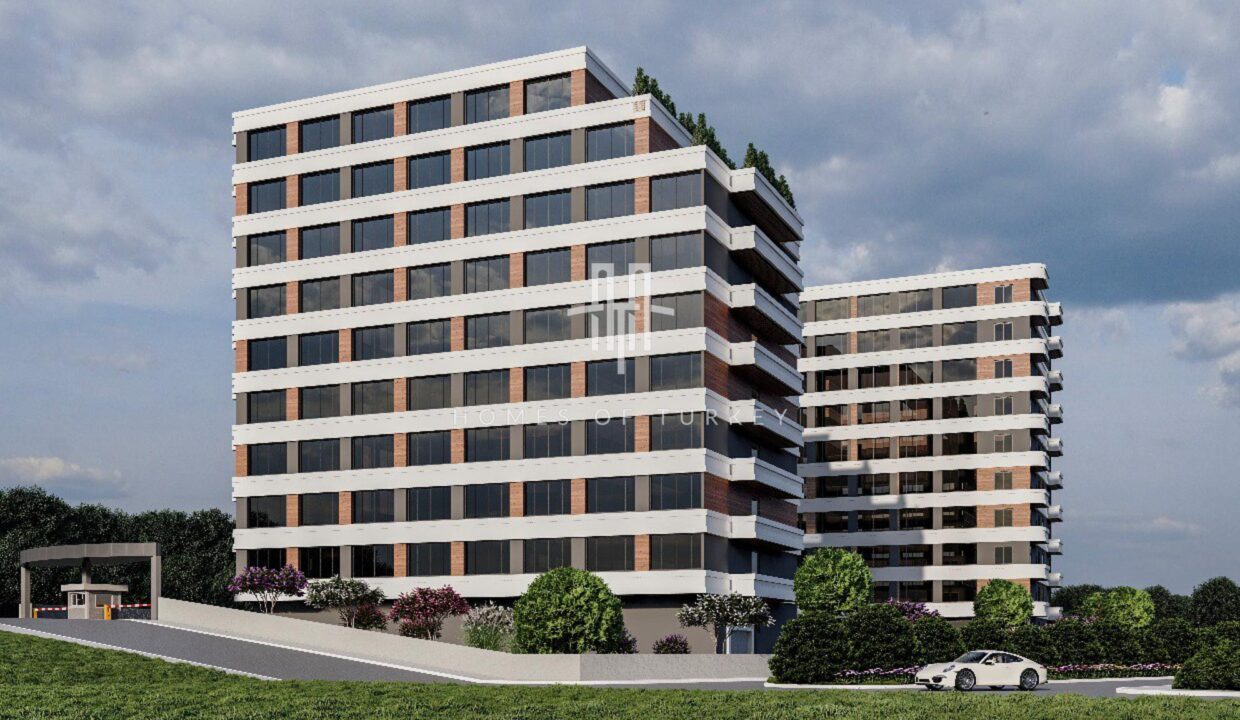 Flats for Sale in Installments in a Complex with a Pool within Walking Distance to the Sea in Mersin 5