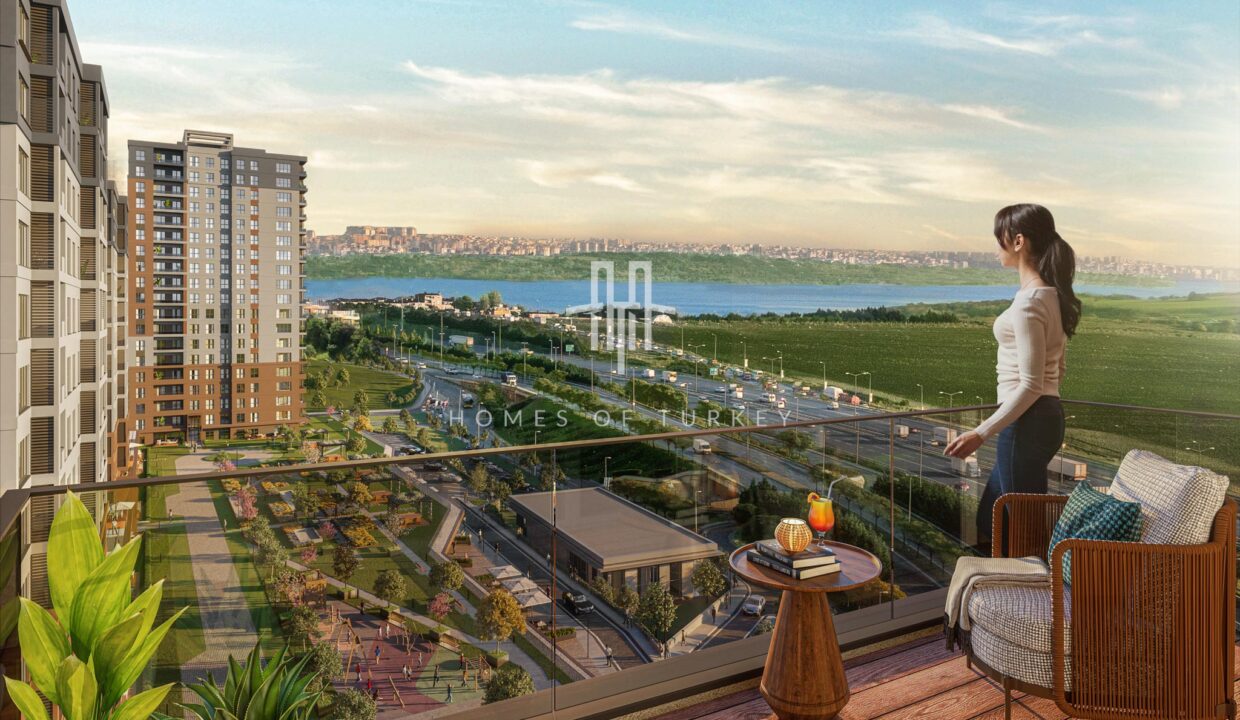 Flats for Sale in Istanbul Avcılar with Panoramic Lake View and Close to Canal Istanbul 1