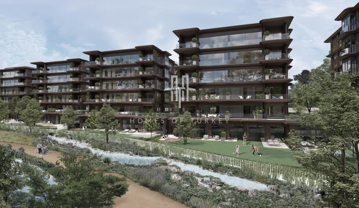 Luxury Flats for Sale in Eyupsultan, Göktürk, in Nature 1