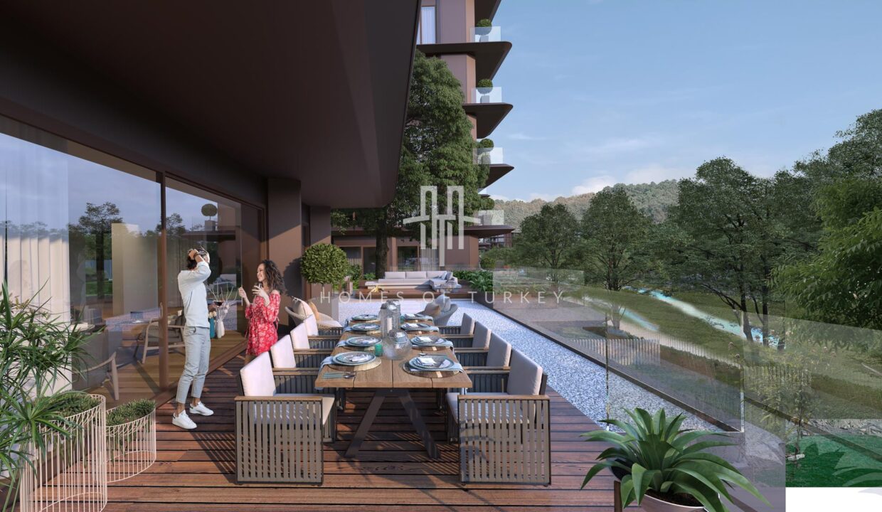 Luxury Flats for Sale in Eyupsultan, Göktürk, in Nature 10