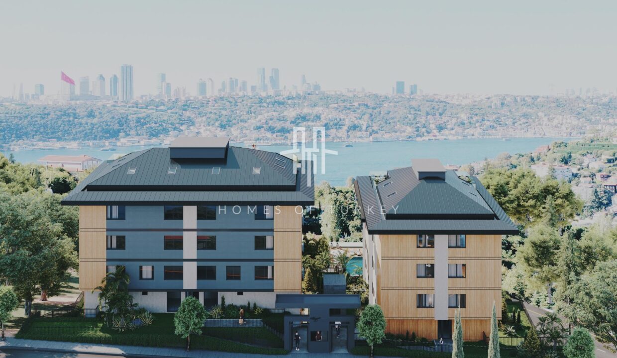 Modern Flats for Sale with Bosphorus View in Üsküdar1