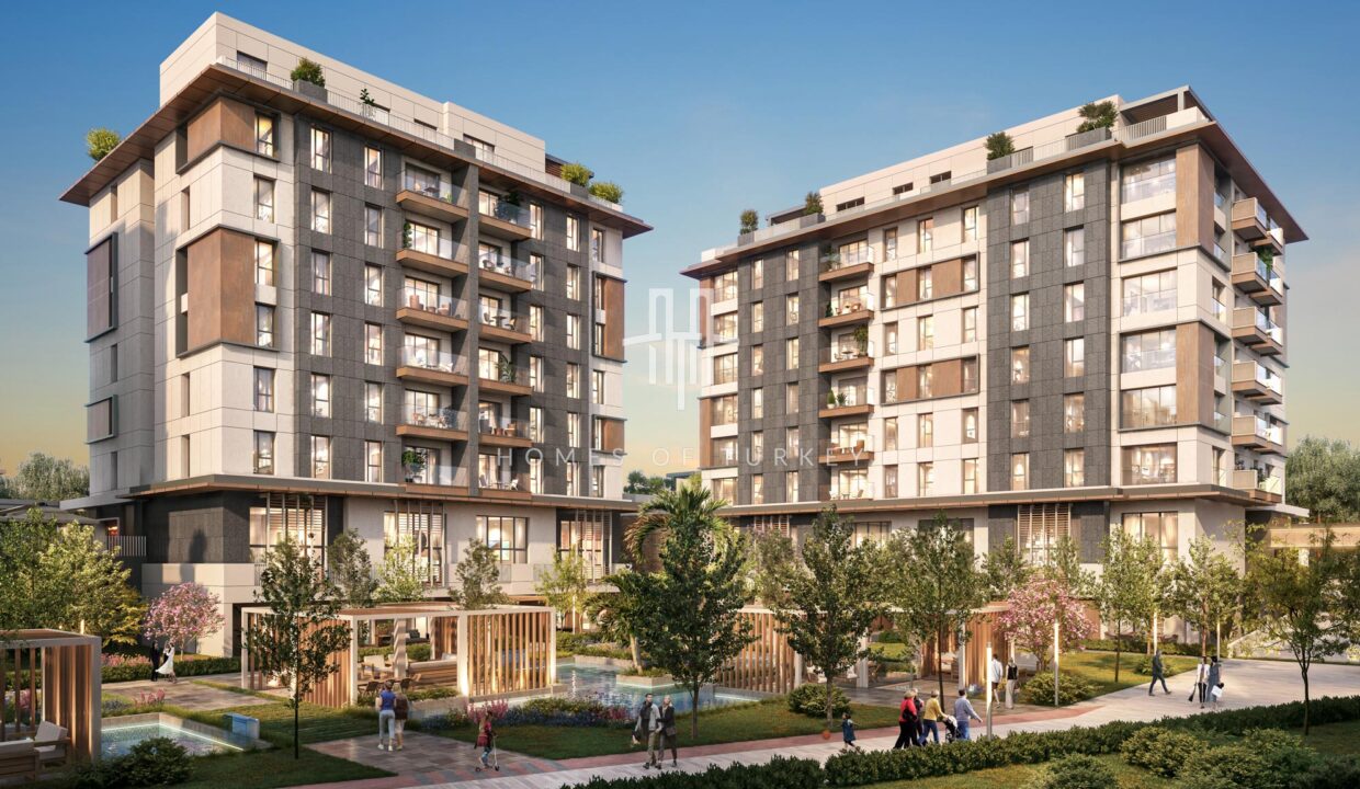 Comfortable Apartments for Sale in a Complex with Indoor Swimming Pool in Başakşehir, Istanbul 1