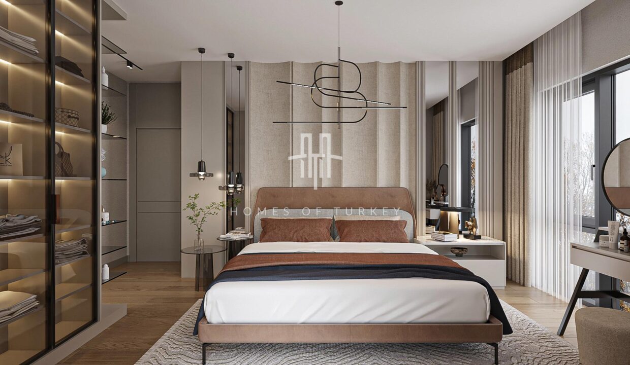 Comfortable Apartments for Sale in a Complex with Indoor Swimming Pool in Başakşehir, Istanbul 15