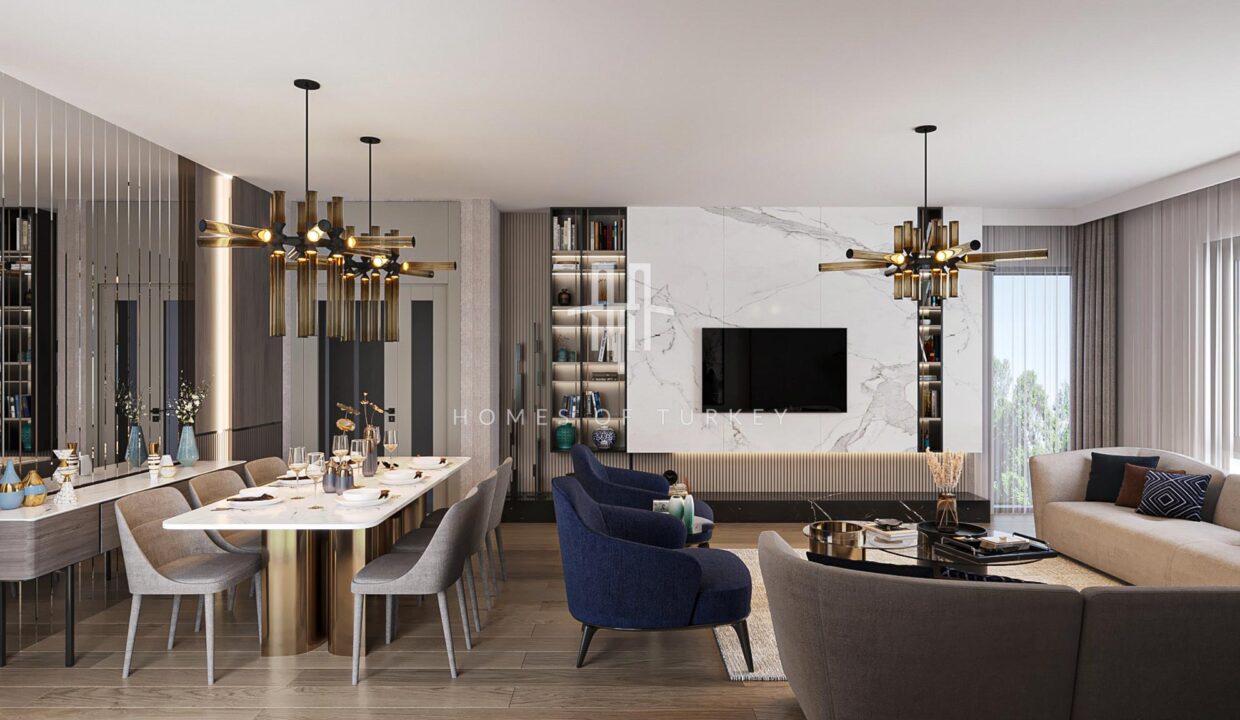 Comfortable Apartments for Sale in a Complex with Indoor Swimming Pool in Başakşehir, Istanbul 8