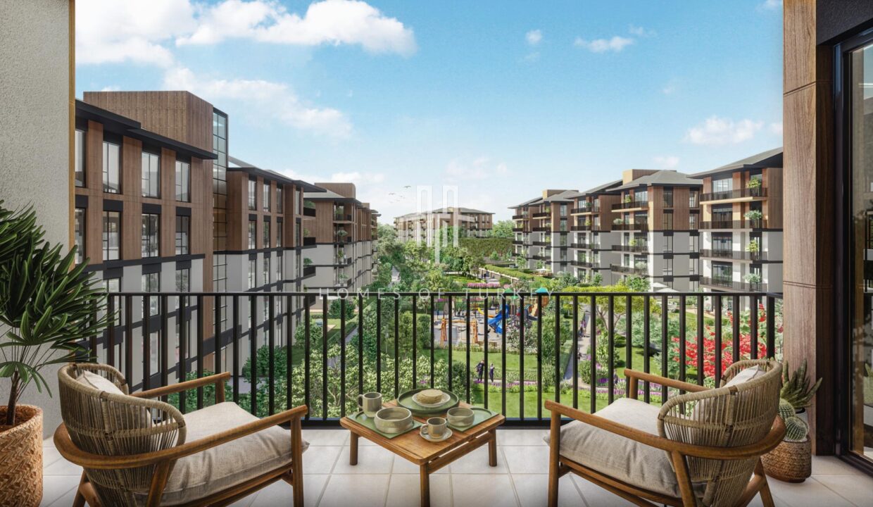 Family Concept Flats for Sale in Istanbul, Başakşehir, 70% Consisting of Green Areas 1