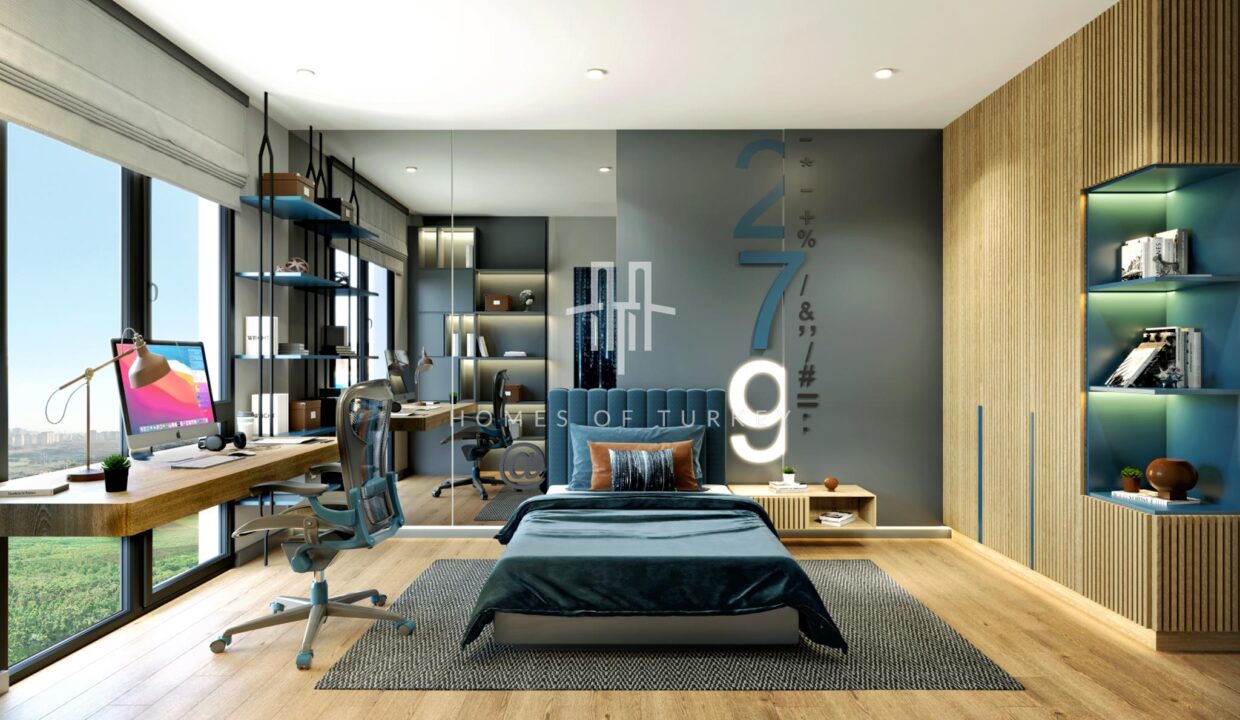 Family Concept Flats for Sale in Istanbul, Başakşehir, 70% Consisting of Green Areas 10