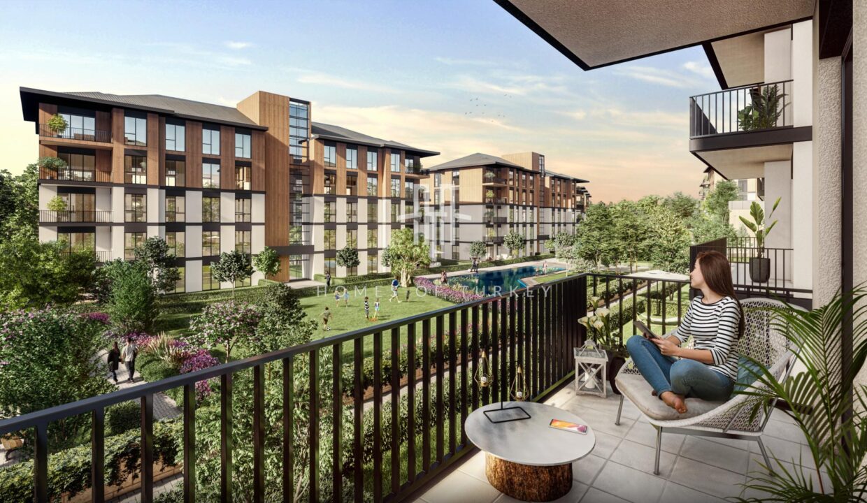 Family Concept Flats for Sale in Istanbul, Başakşehir, 70% Consisting of Green Areas 2
