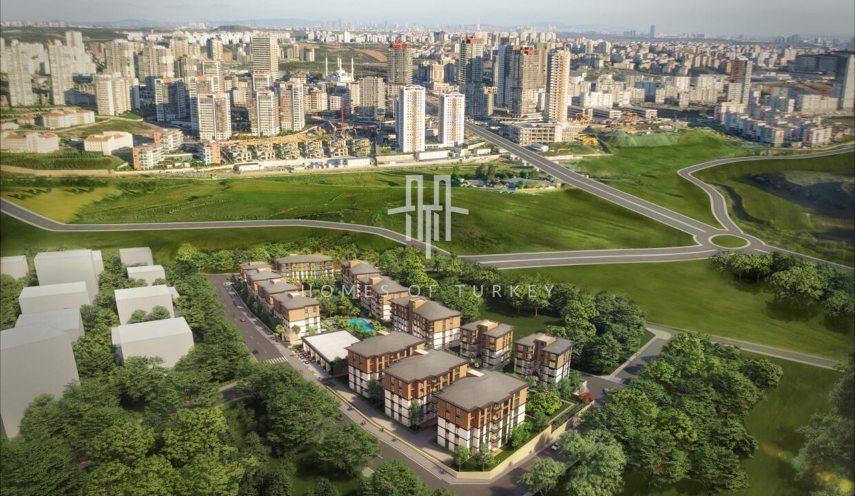 Family Concept Flats for Sale in Istanbul, Başakşehir, 70% Consisting of Green Areas 3