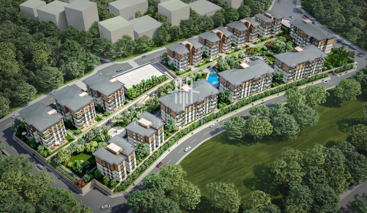 Family Concept Flats for Sale in Istanbul, Başakşehir, 70% Consisting of Green Areas 4