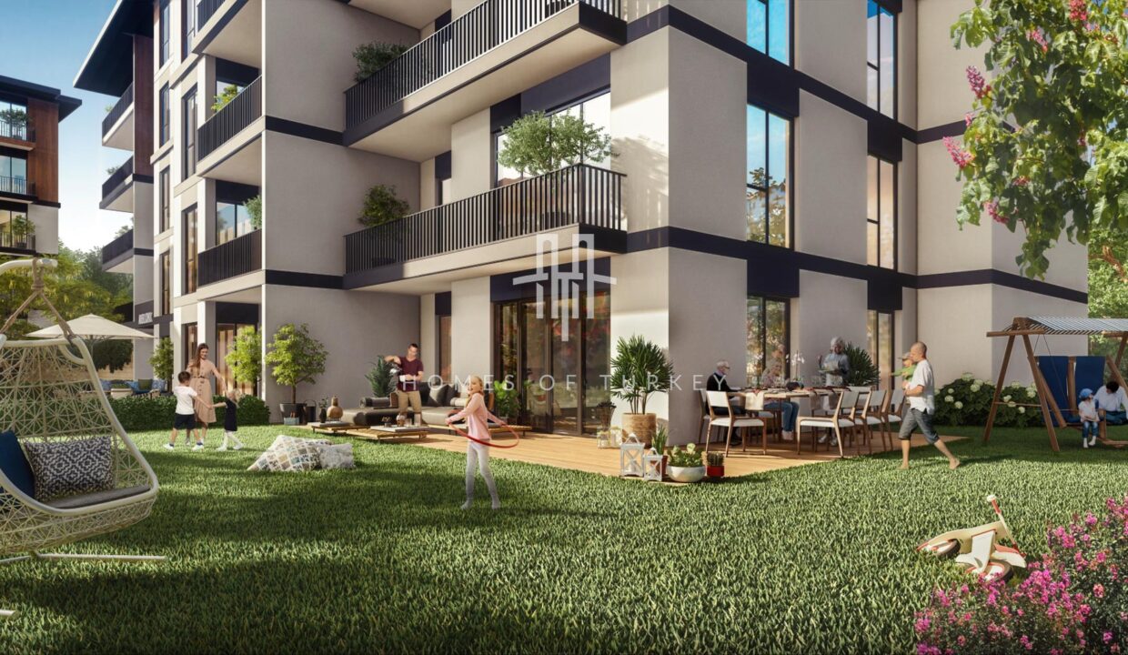 Family Concept Flats for Sale in Istanbul, Başakşehir, 70% Consisting of Green Areas 5