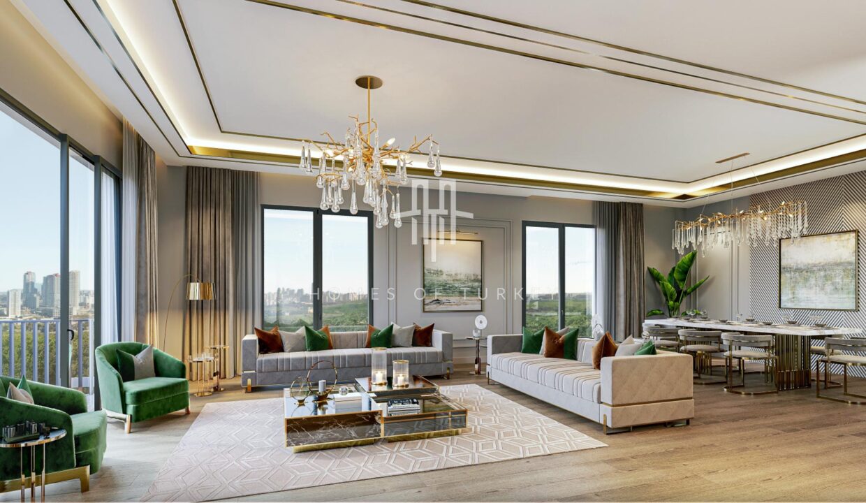 Family Concept Flats for Sale in Istanbul, Başakşehir, 70% Consisting of Green Areas 6