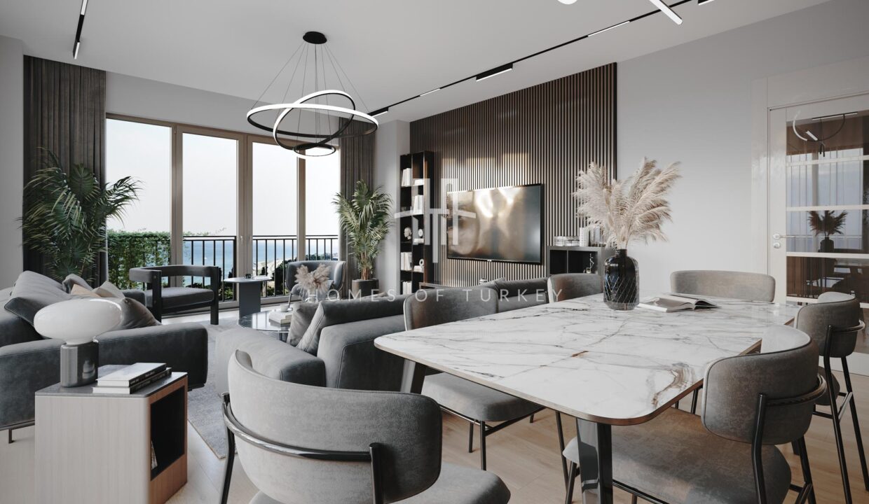 Flats for Sale in Büyükçekmece with Horizontal Architecture and Walking Distance to the Sea 11
