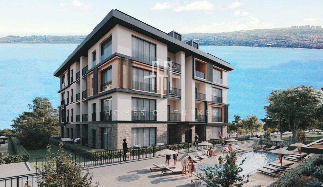 Flats for Sale in Büyükçekmece with Horizontal Architecture and Walking Distance to the Sea 4,