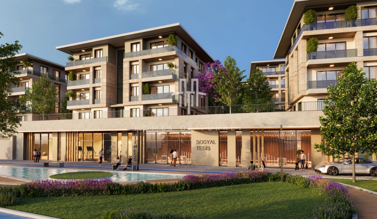 Luxury Apartments with Horizontal Architecture and Green Landscape in Başakşehir, Istanbul 4