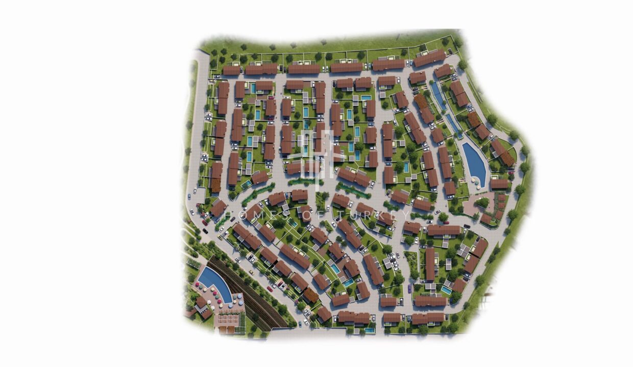 Luxury Villas in Installment for Sale with a Modern Town Concept in Bodrum 19