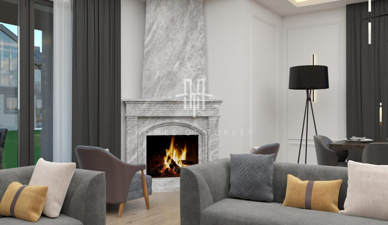 Luxury Villas with Nature View for Sale in Göktürk, Istanbul 10,,