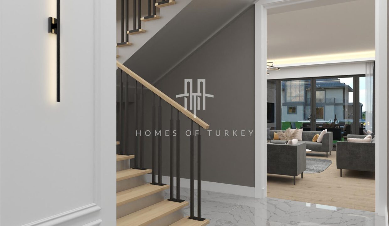 Luxury Villas with Nature View for Sale in Göktürk, Istanbul 12