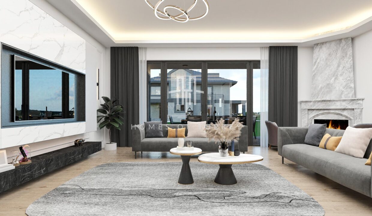 Luxury Villas with Nature View for Sale in Göktürk, Istanbul 6