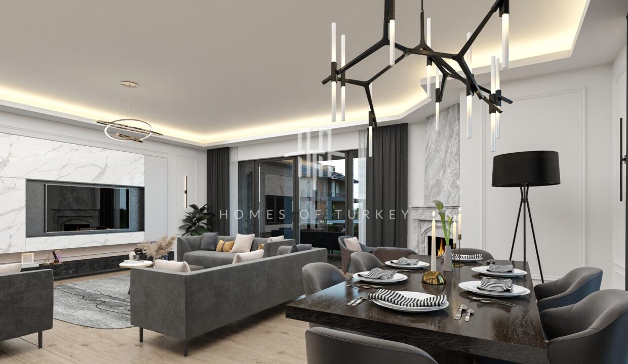 Luxury Villas with Nature View for Sale in Göktürk, Istanbul 7