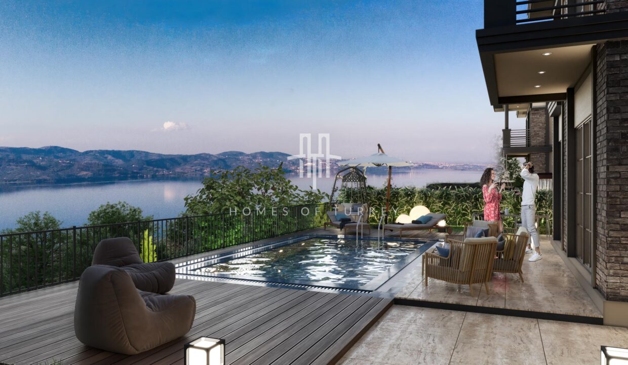 Luxury Villas with Nature and Lake Views for Sale in Installments in Sapanca, Sakarya 1