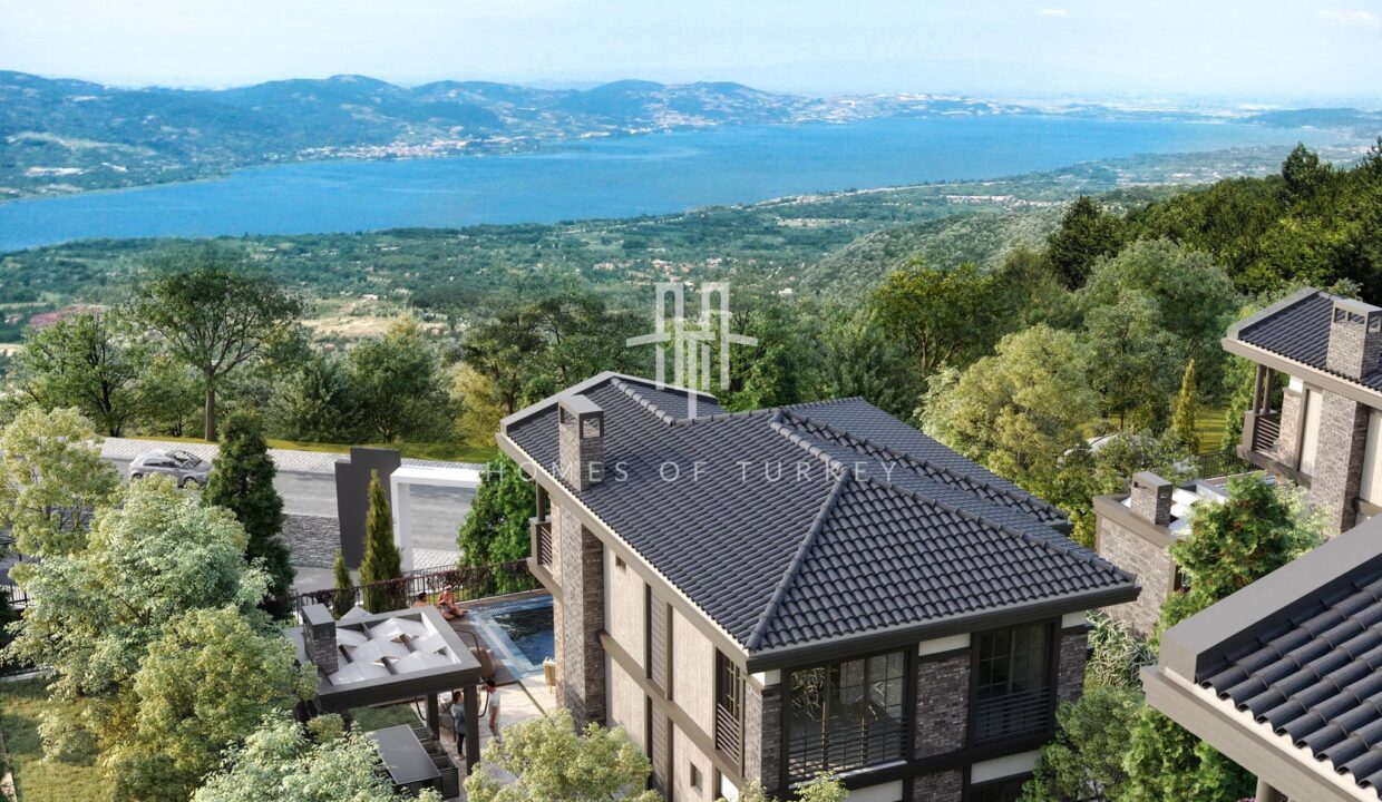 Luxury Villas with Nature and Lake Views for Sale in Installments in Sapanca, Sakarya 2