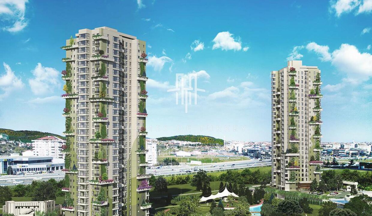 Ready to Use Apartments with Forest View and Near Metro in Ümraniye 1