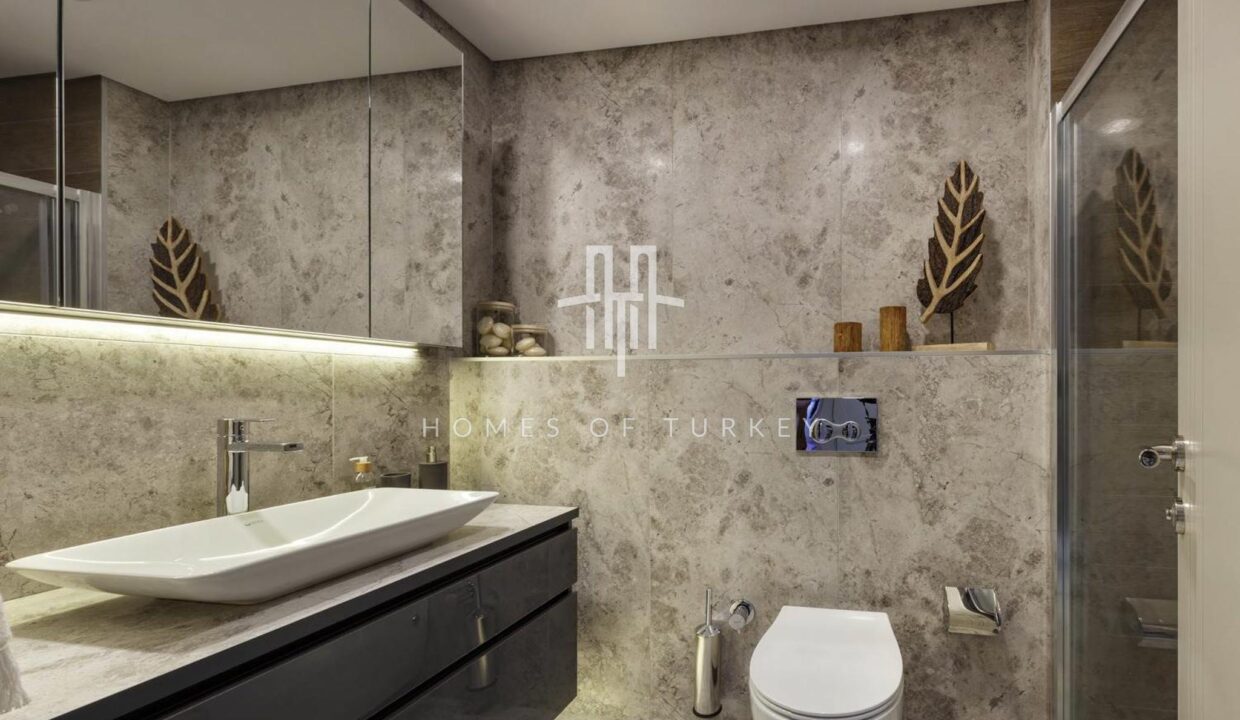 Ready to Use Apartments with Forest View and Near Metro in Ümraniye 17
