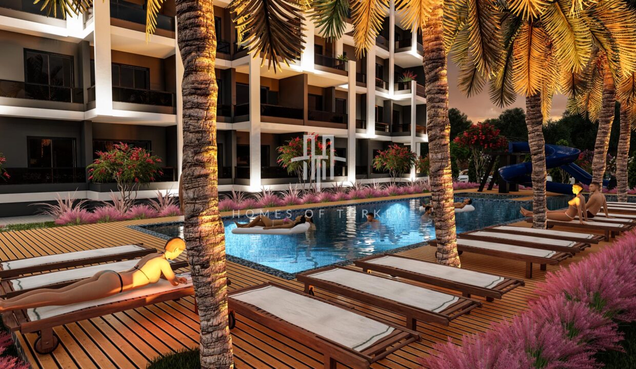 Installment Flats for Sale in a Complex at a Distance of 800 meters from the Sea in Mersin 11