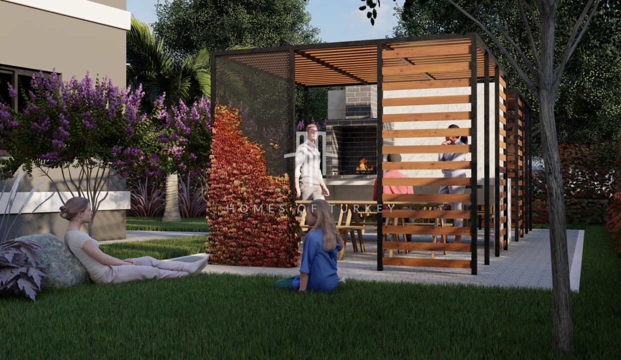 Installment Flats for Sale in a Complex at a Distance of 800 meters from the Sea in Mersin 12