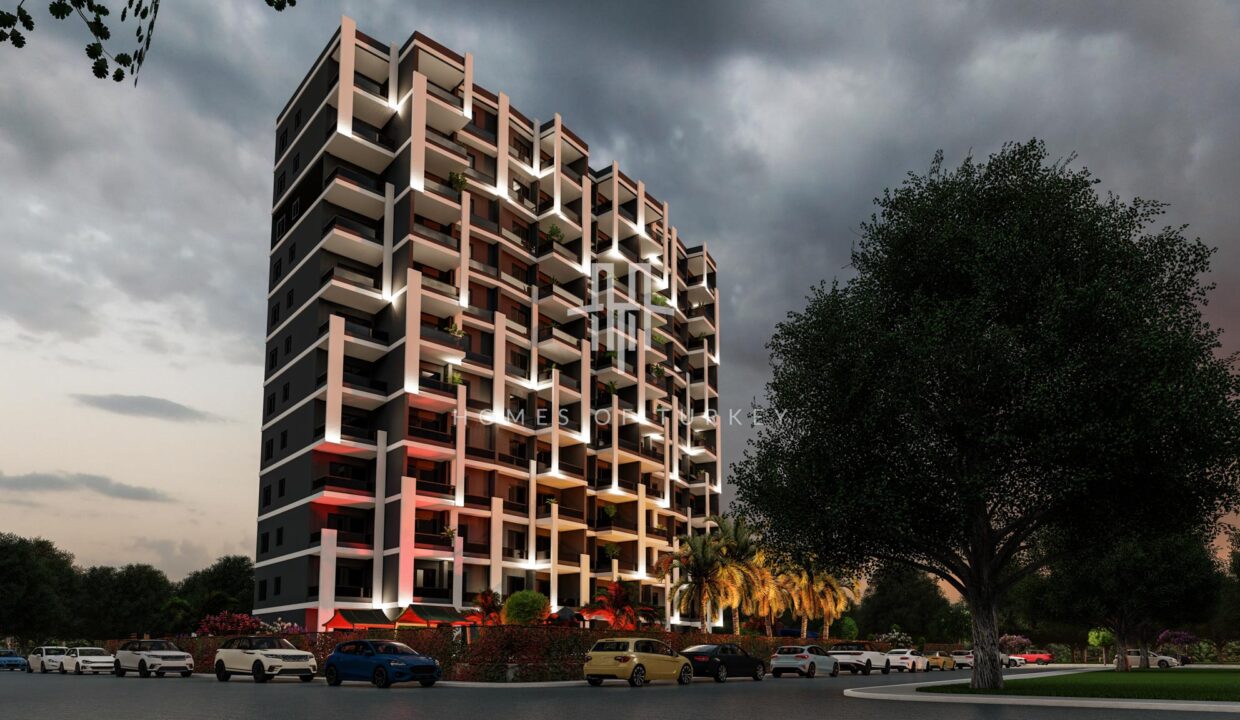 Installment Flats for Sale in a Complex at a Distance of 800 meters from the Sea in Mersin 3
