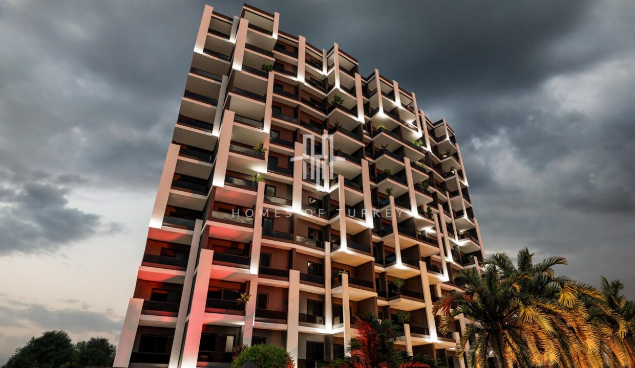 Installment Flats for Sale in a Complex at a Distance of 800 meters from the Sea in Mersin 4