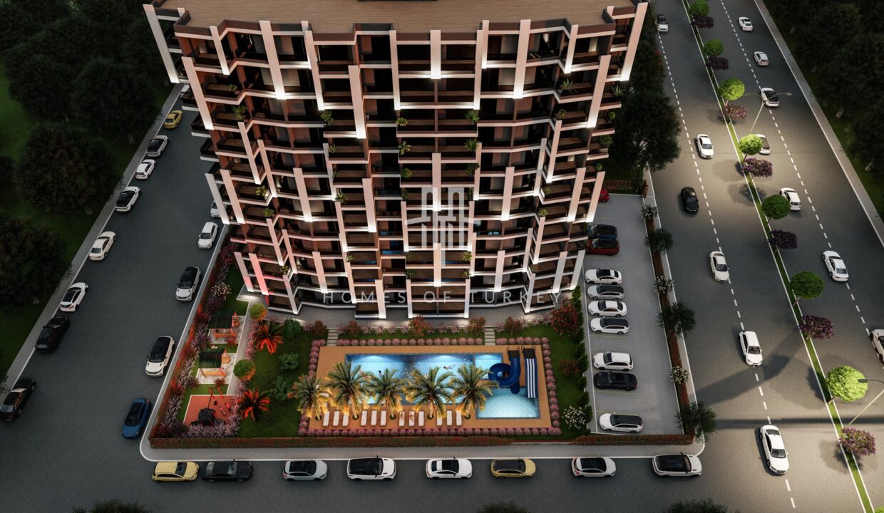 Installment Flats for Sale in a Complex at a Distance of 800 meters from the Sea in Mersin 5