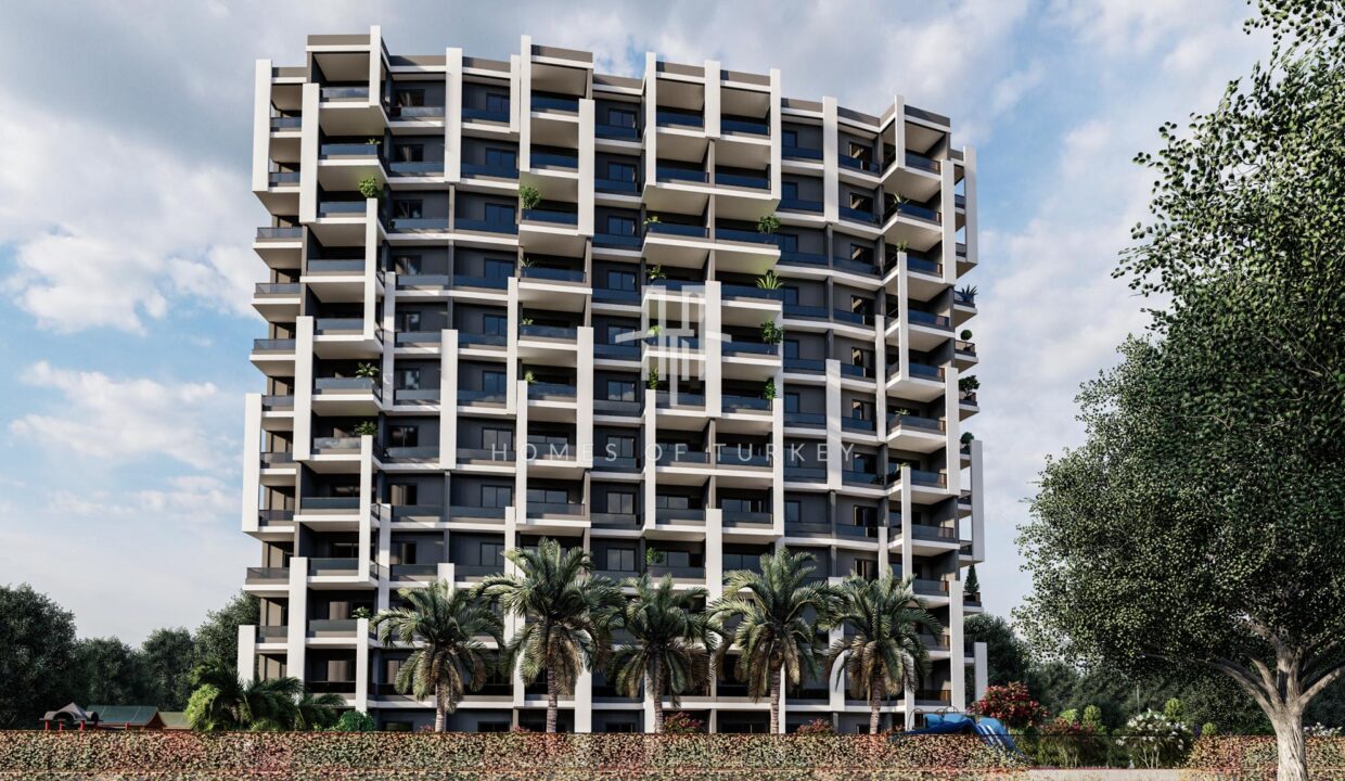Installment Flats for Sale in a Complex at a Distance of 800 meters from the Sea in Mersin 7