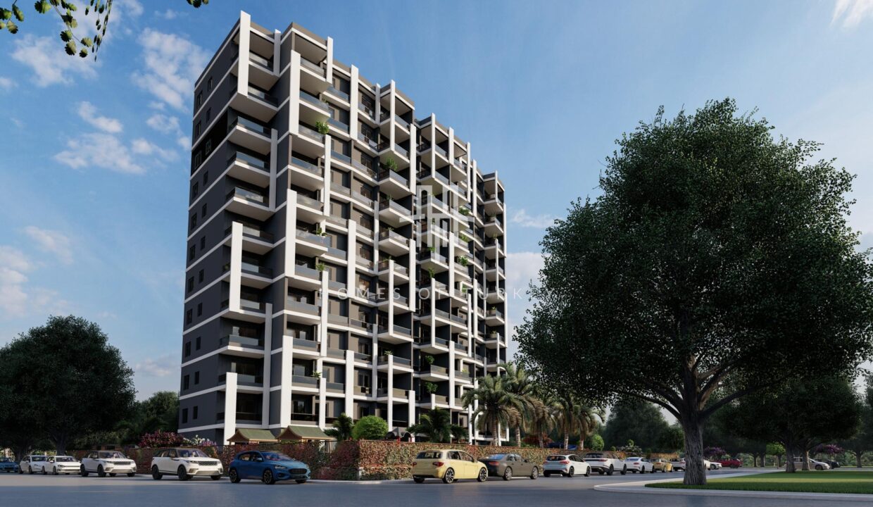 Installment Flats for Sale in a Complex at a Distance of 800 meters from the Sea in Mersin 8