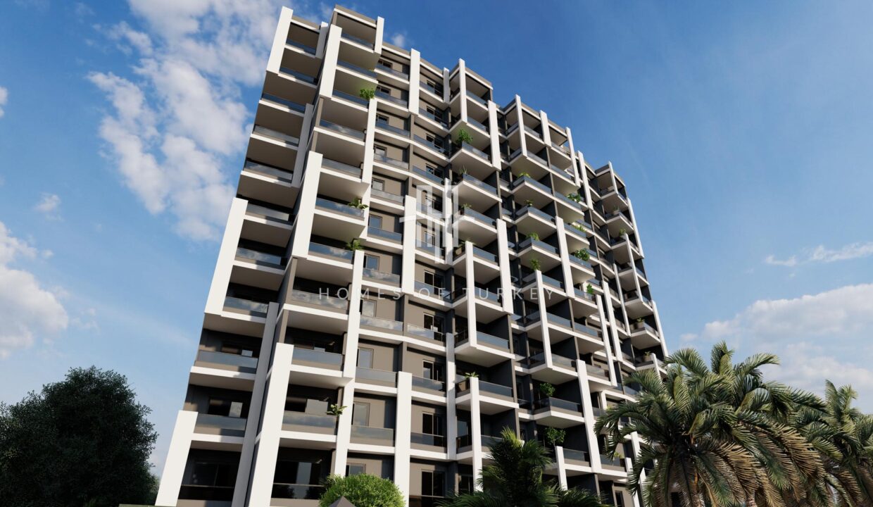 Installment Flats for Sale in a Complex at a Distance of 800 meters from the Sea in Mersin 9