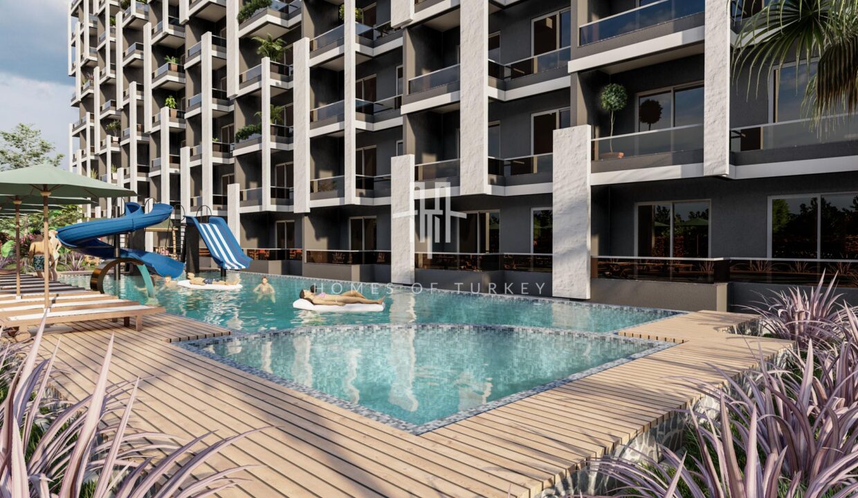 Investment Flats with Balcony within Walking Distance to the Sea in Mersin 9