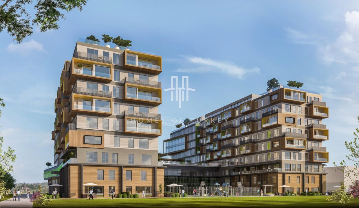 Luxury Apartments with Lake and Sea Views in a Complex in Avcılar 2