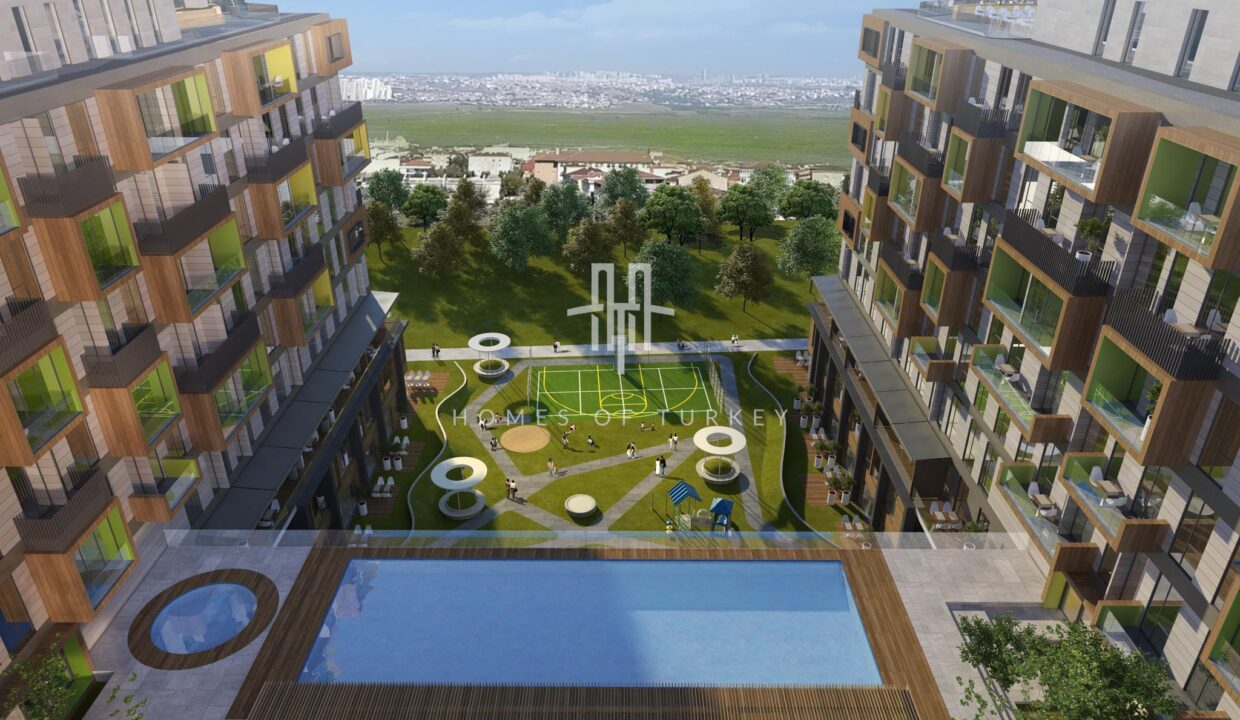 Luxury Apartments with Lake and Sea Views in a Complex in Avcılar 7,